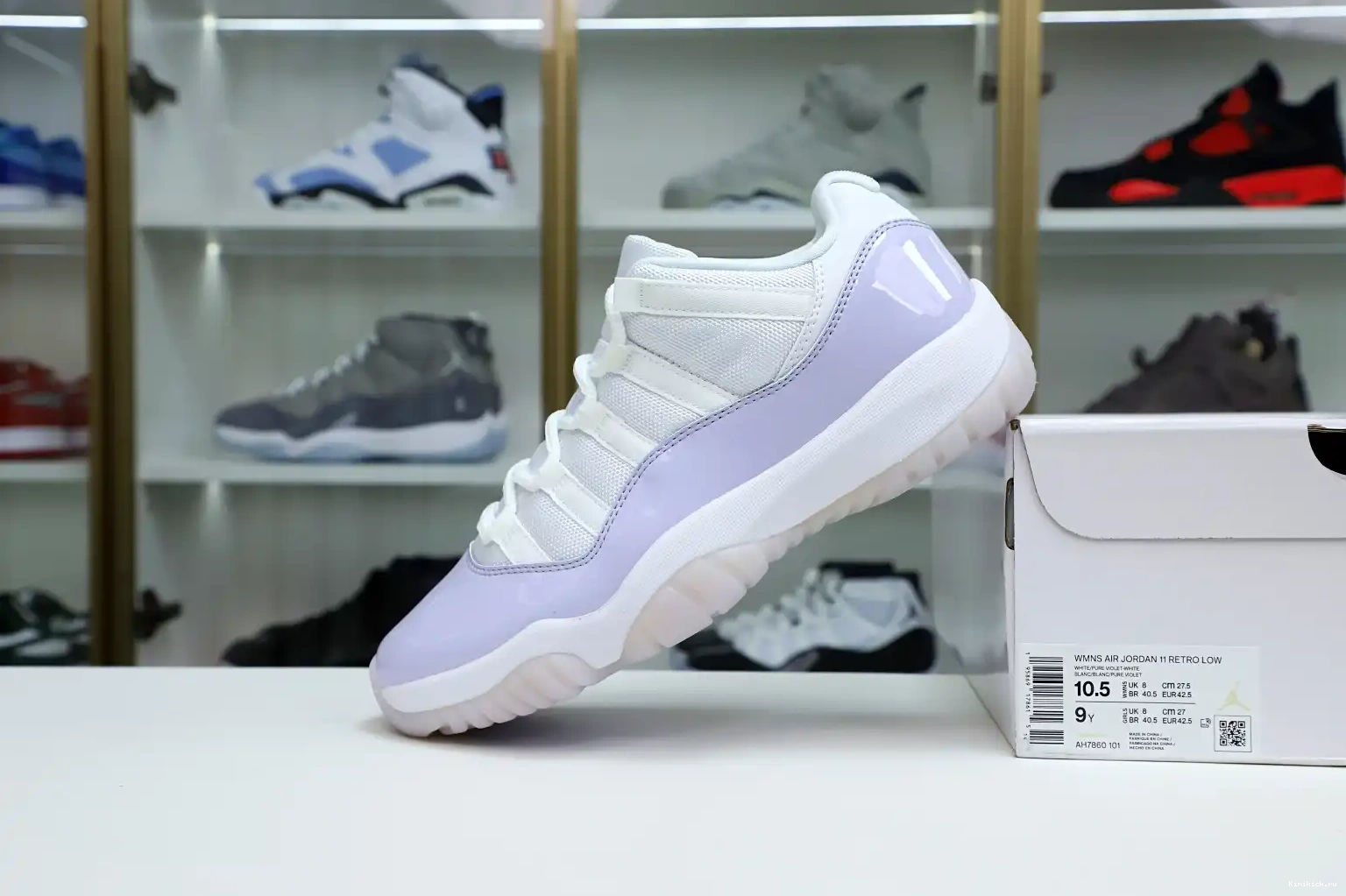 VIOLET Kimikick PURE 11 AIR LOW JORDAN 0531